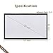 Varmax Projector Screen 120 inch 16:9 Lightweight Wrinkle-free Polyester Material for Home Theater and Portable for Outdoor Movie (272cm x 155cm)