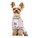 Fitwarm Unicorn Pet Clothes for Dog Pajamas Cat Onesies Lightweight Velvet Pink Small