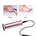 UrBeauty Pedicure Foot File with Speed Controller, Electric Foot Callus Remover With 60pcs Replacement Sandpaper (Rose Gold)