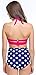 Angerella Polka Two Piece Swimsuit Beachwear Bathing Suits (BKI032-R2-3XL),Rose Red,US12-14=Tag Size 3XL