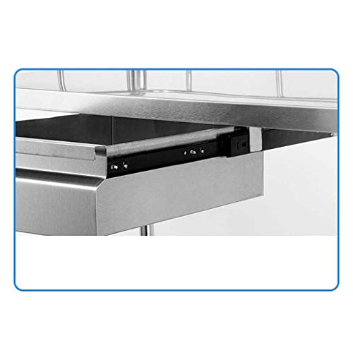 Trolley Medical, Stainless Steel Medical Cart, Assemble Small Surgical Cart, Rescue Vehicle Instrument Change Vehicles, Load 100 Kg - Thumbnail 5