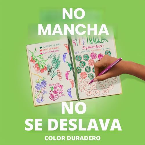 Marcadores de feltro Flair Candy POP | Ponta Média (0,7mm) | Cores Variadas | Pack de 12