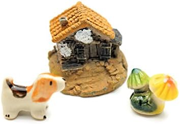 PertidMini Dollhouse Landscape Ornament Animals Figurines Fairy Garden Bonsai Décor No.Mini21