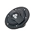 Matte Black Aluminum Fuel Filler Door Cover Gas Tank Cap Compatible for 2007-2017 Jeep Wrangler JK & Unlimited 2/4 Door