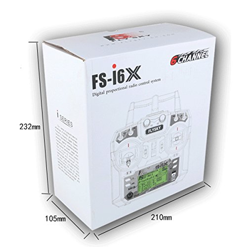 Flysky FS-i6X 10CH 2.4GHz AFHDS RC Transmitter with FS-iA6B Receiver