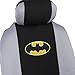 BDK Batman Car Seat Covers Gift Set - Officially Licensed Warner Brothers Auto Accessories Bundle, Includes Car Seat Covers with Car Floor Mats and Sunshade, C1304