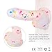 Louviva Confetti Dildo Realistic Clear Silicone Suction Cup Women Sex Toy, 7.6 Inch, Sex Toy for Adults
