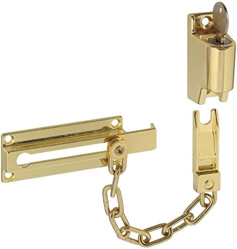 National Hardware N183582 806 Keyed Chain Door Locks In Brass