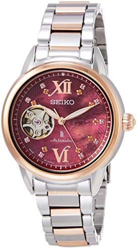 [セイコーウォッチ] 腕時計 ルキア メカニカル オータム限定モデル 限定1,000本(国内のみ) スワロフスキー入りボルドー文字盤 サファイアガラス 日常生活用強化防水(10気圧) SSVM058 レディース ゴールド