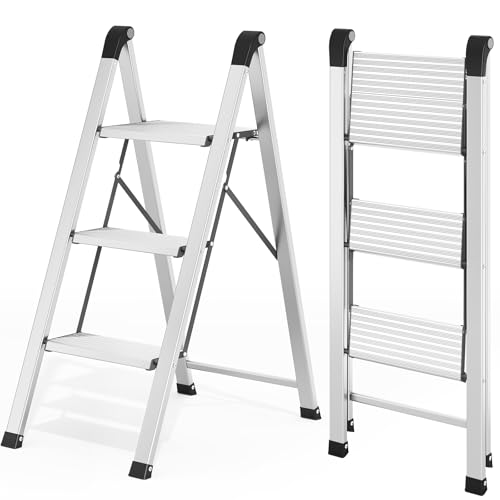 Kingrack 3 Step Aluminum Ladder