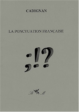 La  ponctuation française