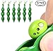 [Pack of 6]Ybetter Funny Facial Expressions Squeeze Bean Fidget Bean Toy for Reduce Stress and Anxiety, OCD, ADD, ADHD, Bitting Nails, Peel Skin, Improve Focus, Perfect for Children and Adults (6 PCS)