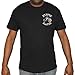 Biker Life USA You Would Be Loud Too T-Shirt (Black, X-Large)