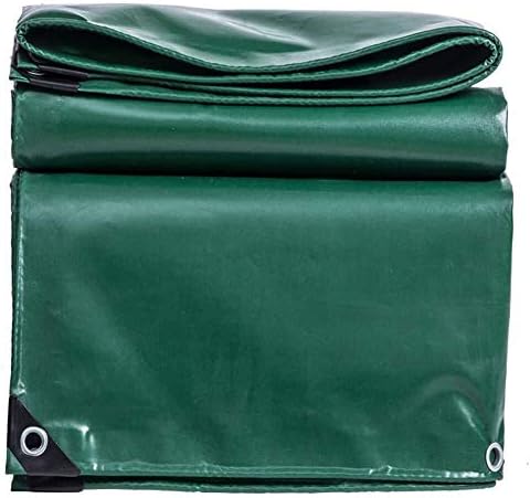 EYAMI Multi-Purpose Economy Poly Tarp, Waterproof Heavy Duty Sun Shade Dust-Proof Tarpaulin, Premium Quality Cover Tarp Sheet (Color : Green, Size : 2x3M)