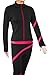 Figure Skating Polar Fleece Spiral Jacket - Fuchsia