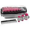 Conair Xtreme Instant Heat Multi-Size Hot Rollers with Heated Clips; Bonus Wide Tooth Comb & 3ml Packet of Argan Oil