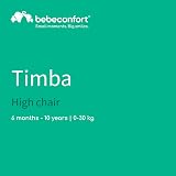 Bebeconfort Timba Evolutive Wooden Highchair 6 Months 10 Years White view 2