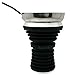 Black Hookha Hub Silicone Shisha Bowl, Wind Screen, food grade quality.Apple on top hookah head / Metal Coal Screen …