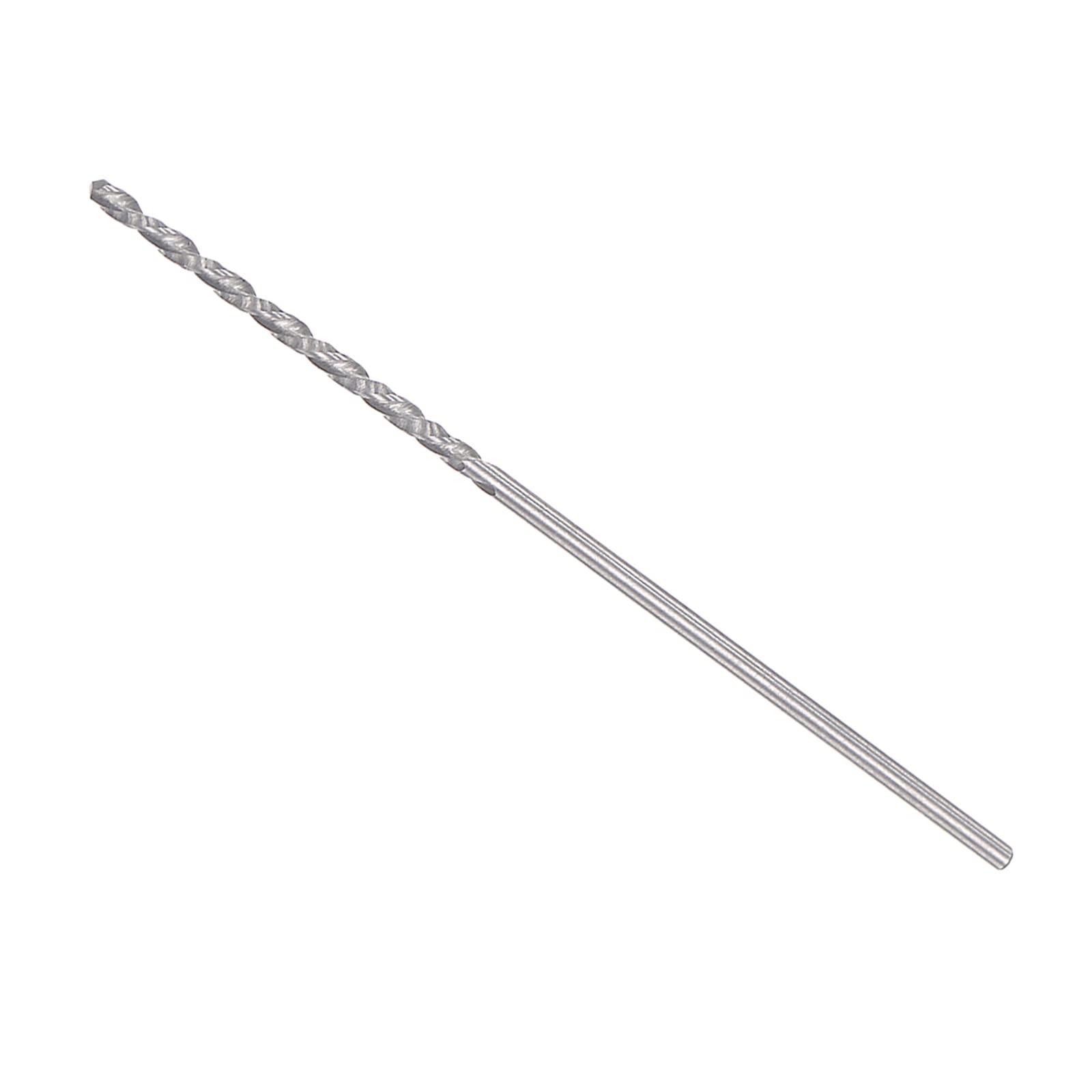 CoCud Solid Carbide Drill Bits, 1.3mm Diameter, Left Hand YG6X (C3/K10) Tungsten Carbide Straight Shank Twist Drill Bits - (Applications: for Stainless Steel Alloy), 1-Piece