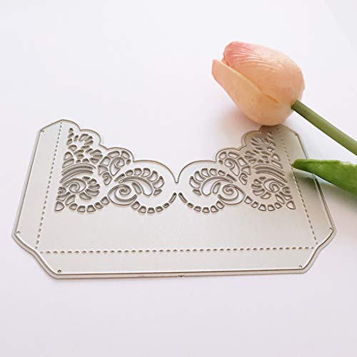 Hukai Flower Invitation Metal Cutting Dies Stencil DIY Scrapbooking Album Stamp Paper Card Embossing Crafts Decor,Good Gift for Your Kids to Cultivate Their Hands-on Ability - Thumbnail 4