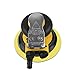 Professional Air Random Orbital Palm Sander, Dual Action Pneumatic Sander, Low Vibration, Heavy Duty … (5-inch Yellow)