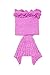 Knitted Mermaid Tail Blanket,Kyson All Seasons Sleeping Bag Soft Air Conditioning Quilt Sofa Living Room Blanket s for Kids,Best Holiday Gift (with lase, Rose Pink)