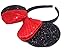 MeeTHan Minnie Mouse Ears Black Headbands: M4 (Sparking-Black)