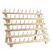KINGSO 60 Spool Wooden Thread Rack and Organizer for Sewing Quilting Embroidery
