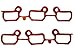 Ajusa Intake Manifold Gasket Set 13149650 primary