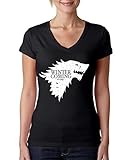 Allntrends Women's V Shirt Winter Is Coming