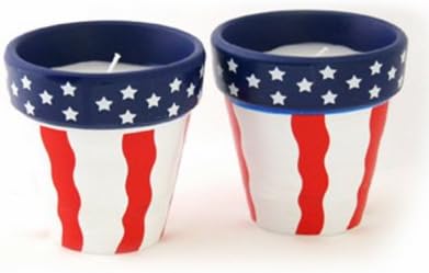 Jay Trends 8612 Citronella Candle Pot, Terra Cotta, 3.5-oz., 2-Pk. - Quantity 1