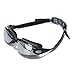 Adult Swim Goggles Mirrored Anti Fog UV Protection Waterproof With Free Case and Ear Plugs For Swimming, Quick Adjusting Silicone Head Strap Flexible Nose Bridge Tinted Lenses Comfortable For Men Women Youth