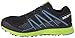 Salomon Men's X-Mission 3 Trail Running Shoe, Black/Granny Green/Bright Blue, 10.5 D US