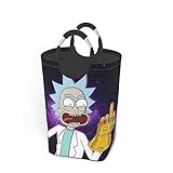 Meng Beast Rick Morty Laundry Basket Hamper Bag