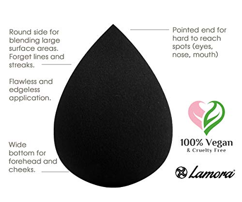 Makeup Sponge Blender Beauty Foundation Blending Sponge - Multi Shaped & Colored - Soft, Latex Free, Vegan - Flawless Application for Liquids, Concealer, Cream, Powder