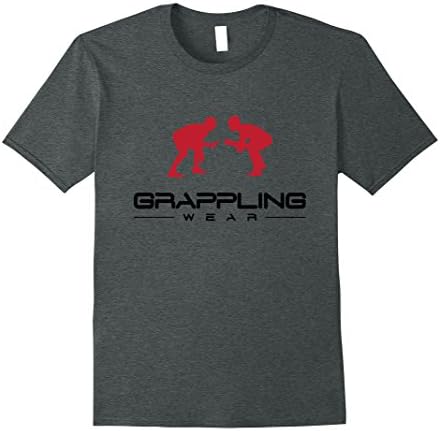 Mens Grappling Wear Graphic Tshirt Large Dark Heather