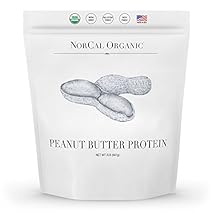 Norcal Organic Peanut Butter Powder, 2lb | 11g Protein, 100 Calories, 41 Servings | Vegan, Natural, Organic, Low Calorie…