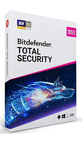 Bitdefender Total Security - 10 Device | 1 year Subscription | PC/Mac | Activation Code by Mail