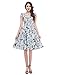 Floral Short Vintage Prom Bridesmaid Wedding Dresses Size S BP08-2