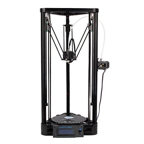 UPC 726630046590, Anycubic Linear Version Unassemble Delta Rostock 3D Printer Kossel Kit Large Print Size with Heatbed and Power Supply