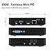 Z83-W Fanless Mini PC, Intel Cherry Trail x5-Z8350 (up to 1.92 GHz), 2GB/32GB/ 4K/ 1000M LAN/ 2.4+5.8GHz WiFi/BT 4.0/ HDMI&VGA/Support Auto Power On