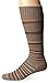 Sockwell Men's Concentric Stripe Graduated Compression Socks, Khaki, Large/X-Large
