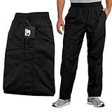 Starter Men's Extreme Lightweight Woven Workout Track Pants Black L XL
