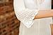 DQdq Women's Crochet Tassel Bathing Suit Cover Up White M