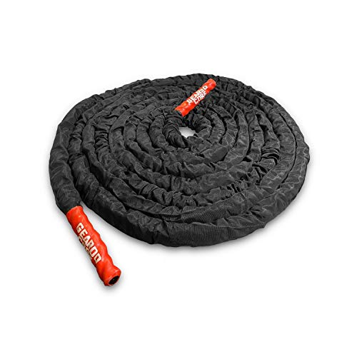 thumbnail image 2 of POWER GUIDANCE Battle Rope - 1.5 Inch Thick 40FT Exercise Rope With Anchor For Gym Workouts 2 of 10
