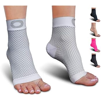 Plantar Fasciitis Socks with Arch Support for Men & Women - Best Ankle Compression Socks for Foot and Heel Pain Relief - Better Than Night Splint Brace, Orthotics, Inserts, Insoles