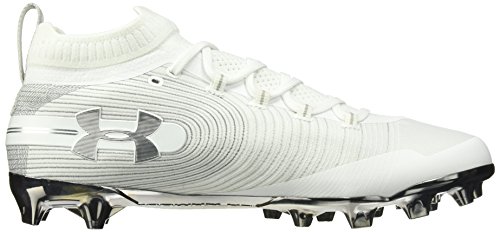 Under Armour Men's Spotlight MC Lacrosse Shoe, 100/White, 10.5