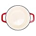 Zelancio Cookware 3-Quart Enameled Cast Iron Dutch Oven Cooking Dish with Lid, Cayenne Red