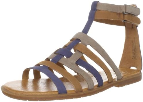 Naya Women's Zamira Gladiator Sandal,Navy Multi,8.5 M US