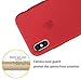 iPhone iPhone XR Liquid Silicone Case Fits iPhone XR (6.1 inch), Gel Rubber Protection Shockproof Cover Case with Soft Microfiber Cloth Lining Cushion (Red)